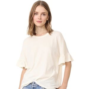 THE GREAT RUFFLE SLEEVE TEE